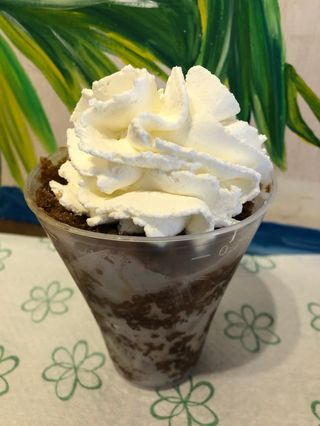 Granita di caffè con panna