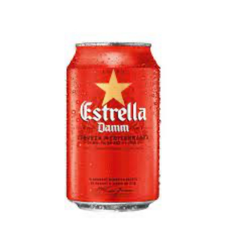 Estrella Damm Cerveza Lata 33cl