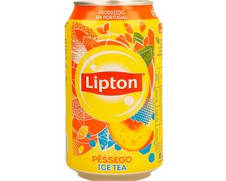 Ice Tea Lipton de Pêssego Lata 33cl