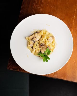 Паста "Альфредо с курицей"