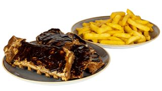 Zestaw Żeberka + 2x frytki + 2x lemoniada