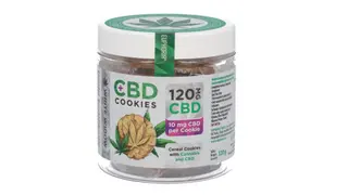 PROMOCJA Ciastka zbożowe CBD Euphoria White Widow 120mg