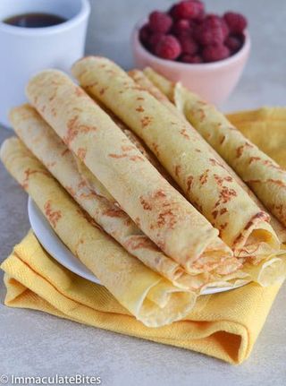Vegetable Pancakes With Salad