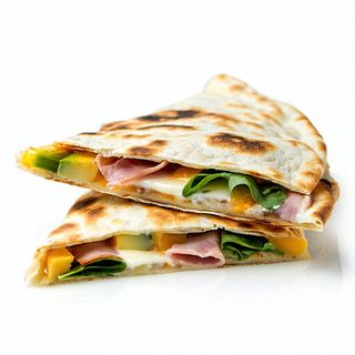 Prosciutto crudo, squacquerone e rucola