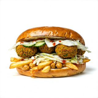 Kebab de post cu falafel