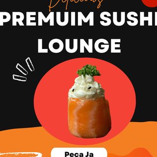 Premium Gunkan Salmão Philadelphia 4 unidade