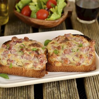 Tartine jambon Menu