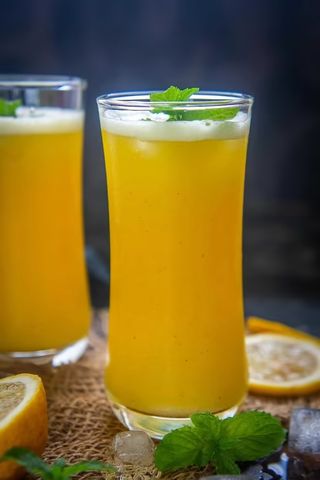 Pineapple and Mint Juice