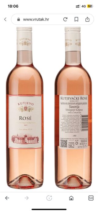 Rose Kutjevo Croatia  0,75l