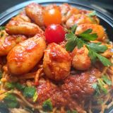 Spaghetti oeuf de seiche 