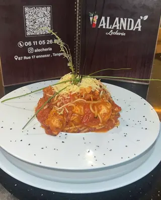 Espaguetis Poulet sauce tomate