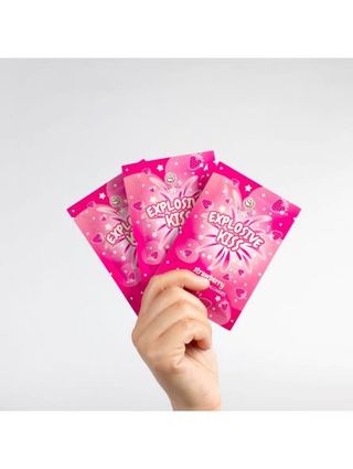 1x Sobre de Petazeta de fresa explosivos para hacer sexo oral