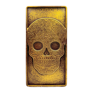 Czaszka calavera old gold – czekolada deserowa (100g)