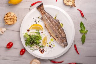 Форель на мангале (1 шампур)