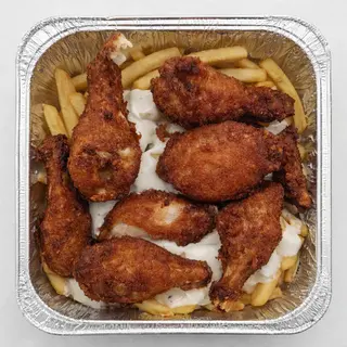 Alitas Con Patatas