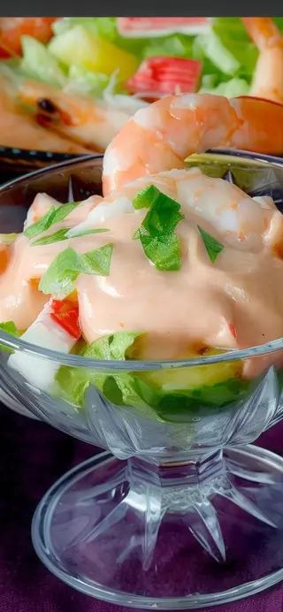 Gambas con Cocktail