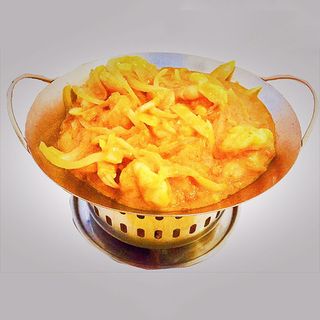 80 Langostinos Con Salsa Satay