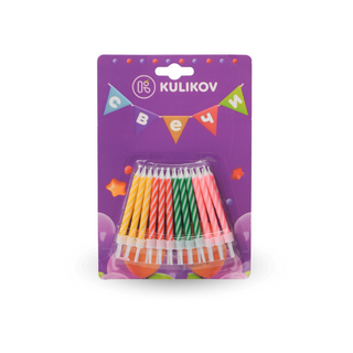  Свечи для торта.1 упак*24 штуки.Длина 6 см.Арт33