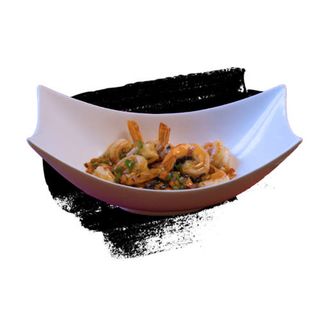 Langostinos Con Judías Negras Chinas Dou Chi