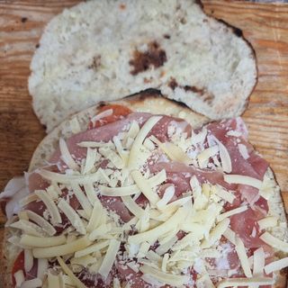 Panino con prosciutto crudo