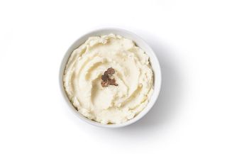 პიურე ტრუფელით ან ჩედარის ყველით