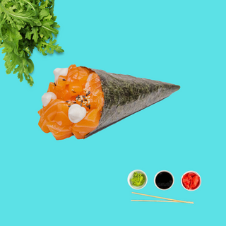 Temaki de Salmão Philadelphia