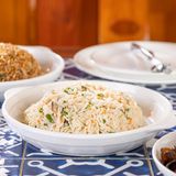 C7 მოთუშული ბრინჯი ზღვის პროდუქტებით