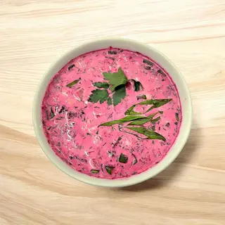 New! Окрошка на кефірі з буряком та курочкою су-від (350г)