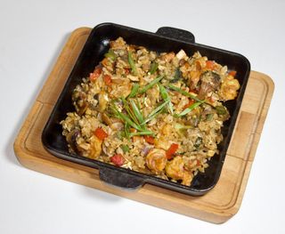 Теппанияки с морепродуктами 