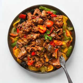 Peppered Goat Meat