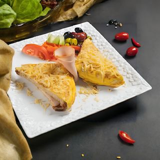 Croque dinde fromage