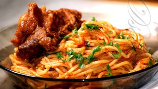 Spaghetti Viande Agneau