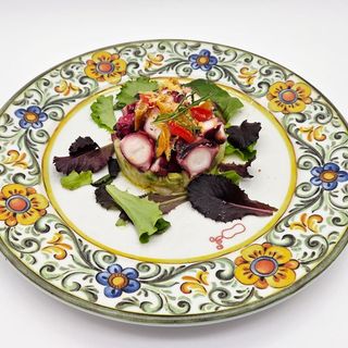 Polpo e avocado