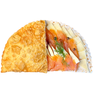 Czeburek z Łososiem Mega - Smażony 30cm