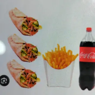 3× DURUM  KEBABS