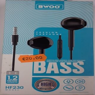 Bwoo Bass Earphone 1.2meters Length