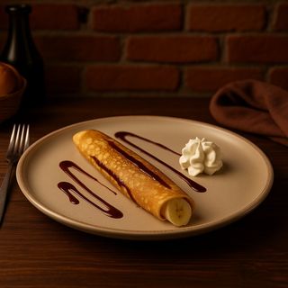 Палачинка с шоколад и банан