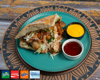 doner mediu pui + bautura