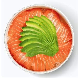 Chirashi saumon avocat