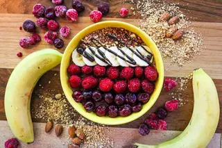 Choco berries kaša