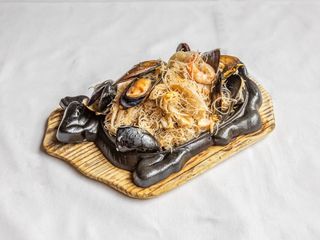 Spaghetti con Frutti di Mare alla Piastra