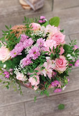 Romantyczne chwile mały bukiet