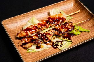 145. Spiedini di pollo alla piastra