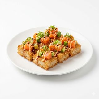 Crispy Rice With Salmón
