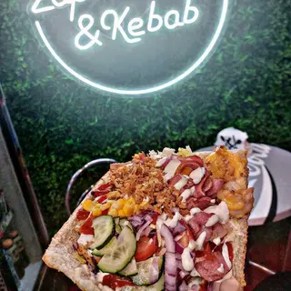 Kebab bekon&cheddar
