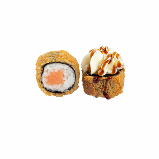 Жареный с лососем (4 шт.)