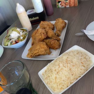 Menú pollo frito (6 uds.)