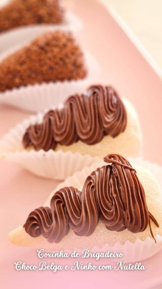 Coxinha - Nido com Nutella 