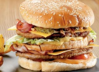 Menú Hamburguesa de Ternera Doble