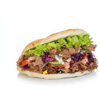 Kebab con queso